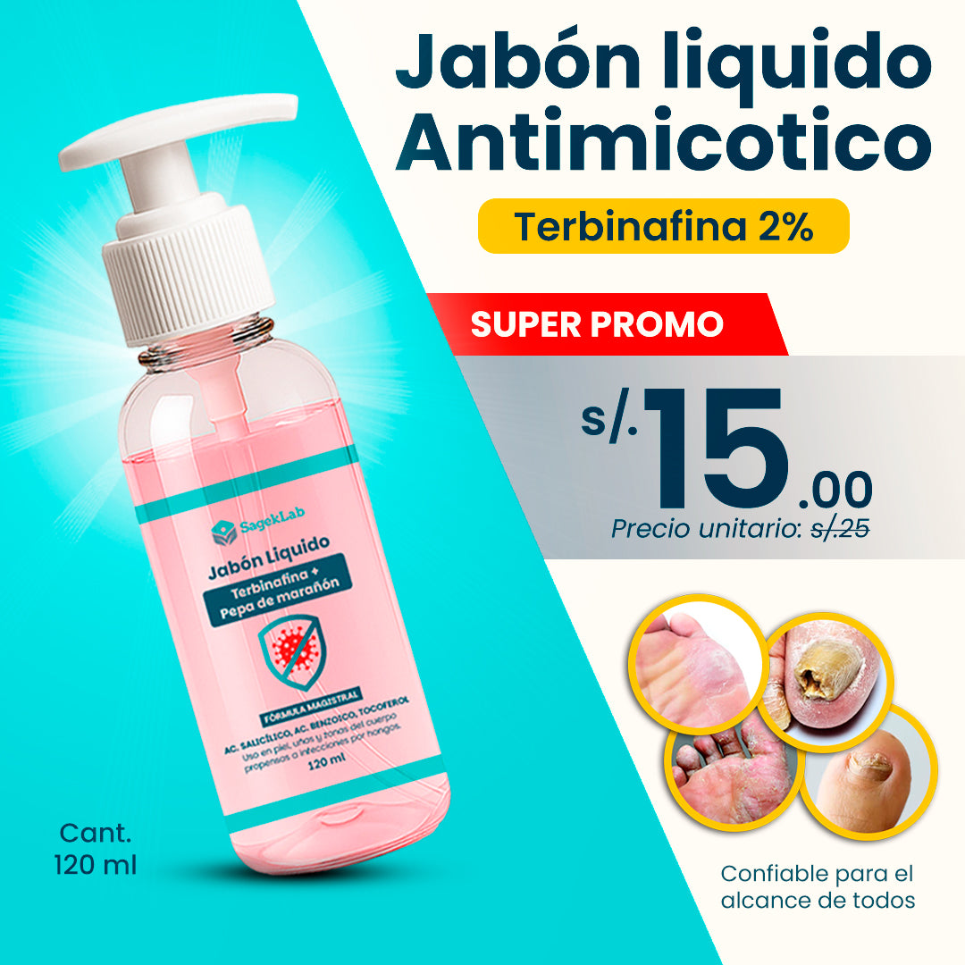 Jabon Liquido de Terbinafina®